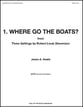 Where Go the Boats? SATB choral sheet music cover